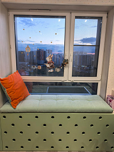 Матрасик на подоконник. Отзыв о комфорте и современном дизайне с фото. 5/5.